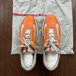 Prada Men’s America'S Cup Bike Fabric Sneaker